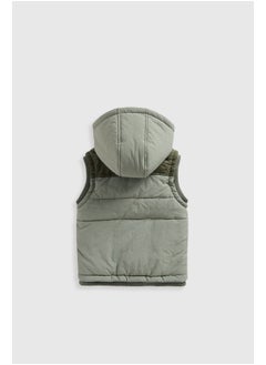 mothercare Khaki Crinkle and Cord Gilet  - Image 2