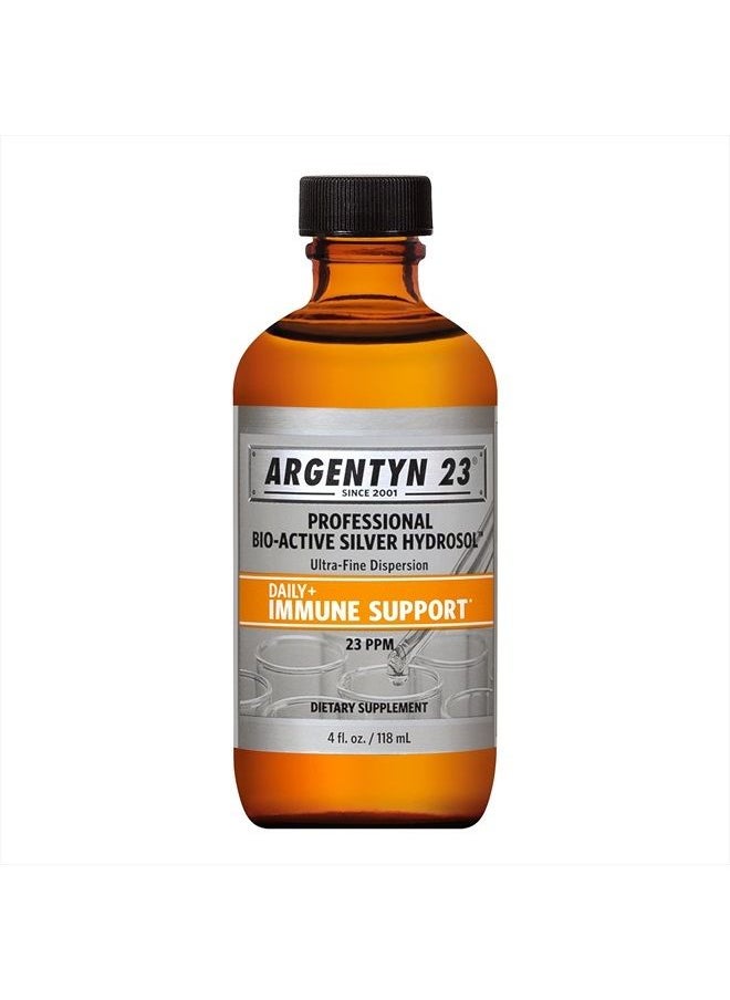 Argentyn 23 - Professional Formula Bio-Active Silver Hydrosol for Immune Support* – 4 oz. (118 mL) Twist Top Bottle – Colloidal Silver – Colloidal Minerals - Image 1