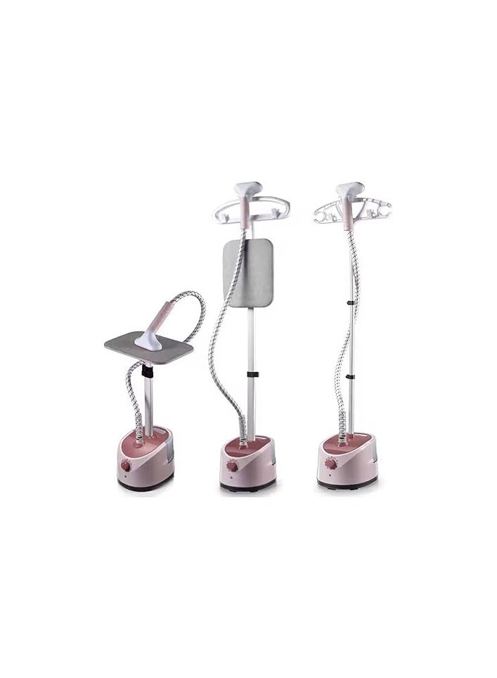 Garment steamer, 2000 watts, with height-adjustable ironing board, 40 seconds heat time, insulated steam hose  - Image 1
