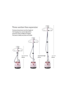 Generic Garment steamer, 2000 watts, with height-adjustable ironing board, 40 seconds heat time, insulated steam hose  - Image 2