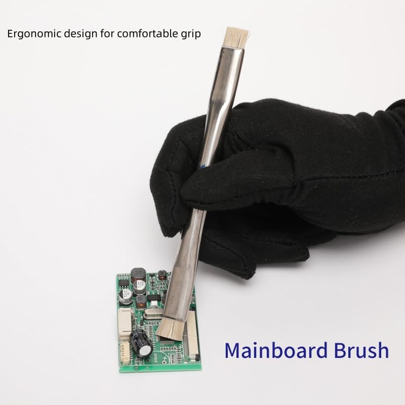Aivoxe Antistatic Brush, 2 PCS Mainboard Cleaning Tools ESD Safety Dust Removal Brush Soft Brush for Cleaning Keyboard PCB Mobile Phone Parts - Image 3