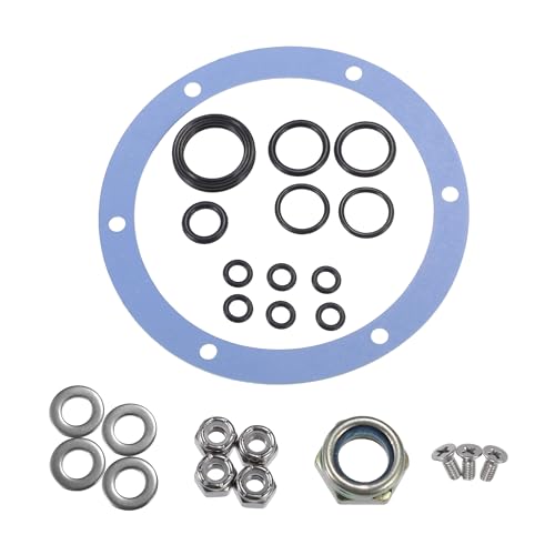 uxcell 1set Hydraulic Helm Steering Pump Gasket Seal Rebuild Kit for Baystar Helms HH5231 HH5271 HH5273 Hydraulic Helm Seal Kit Replaces HS5176 - Image 1