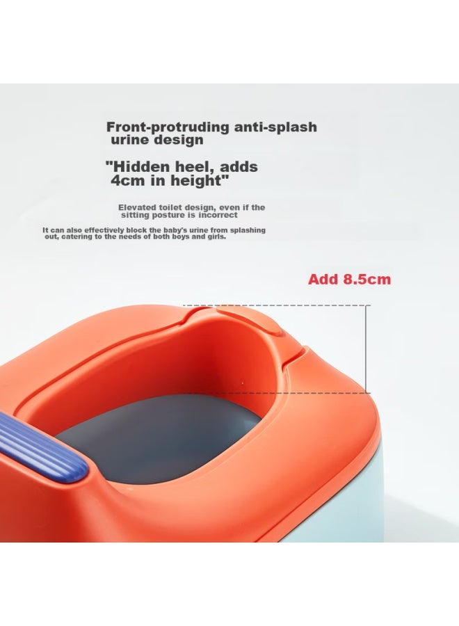 Rikang Children's Toilet, Baby Potty Training Seat, Infant Potty, Pp Hard Pad With Three-in Function, X2012, Watermelon Red - Image 3