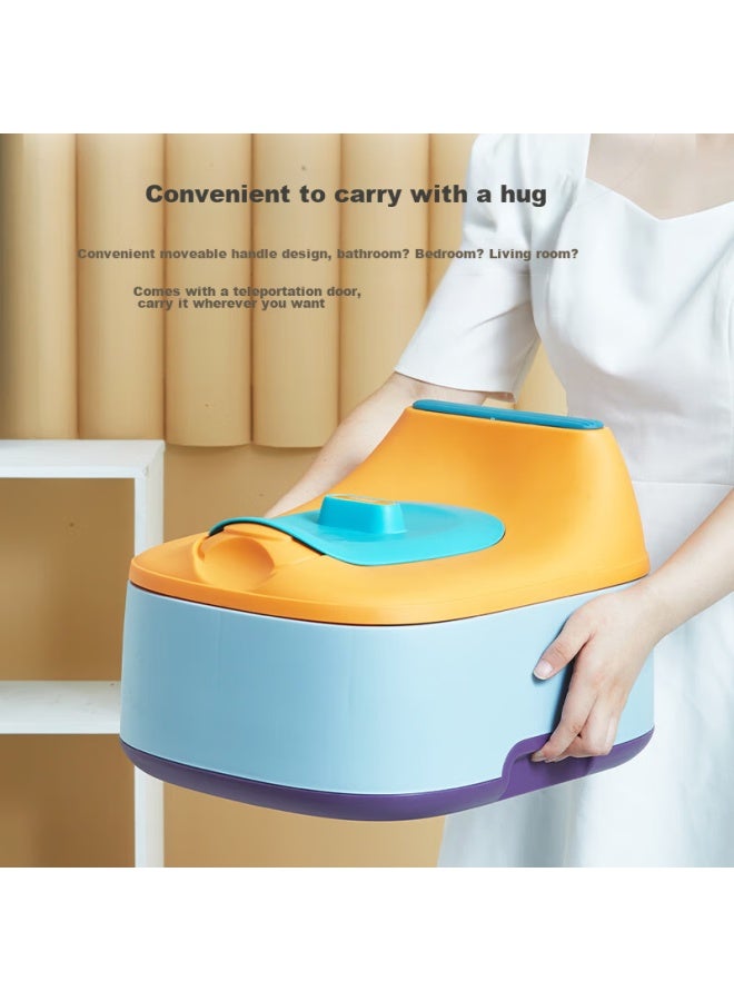 Rikang Children's Toilet, Baby Potty Training Seat, Infant Potty, Pp Hard Pad With Three-in Function, X2012, Watermelon Red - Image 5