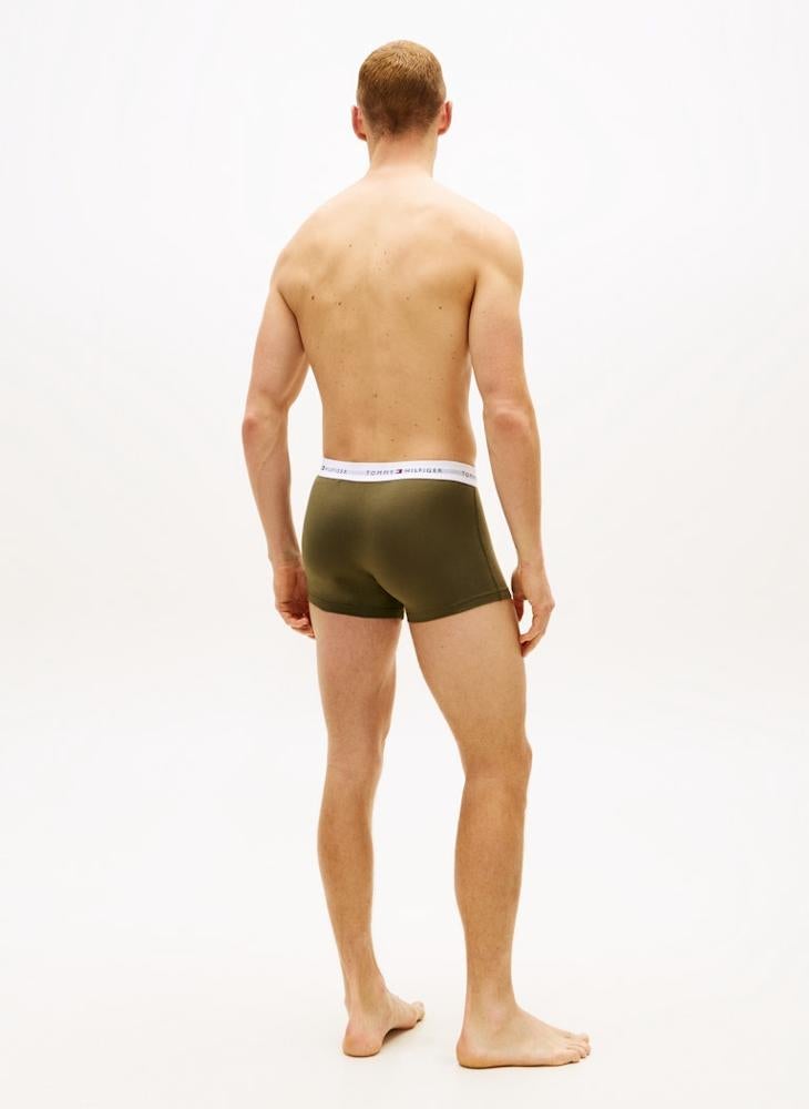 TOMMY HILFIGER 3-Pack Signature Logo Waistband Trunks - Image 3