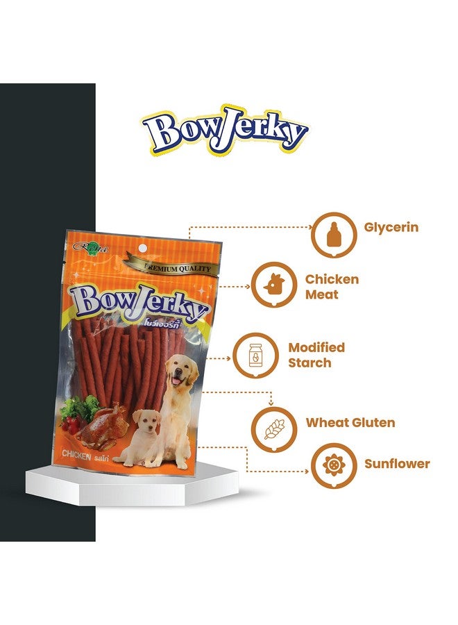 تريكسي مكافآت الكلاب من Premio Fish Chicken Rolls، 75 جرامًا ومكافآت الكلاب من Rena Bow Jerky Protein Rich Chicken Stick، 200 جرام - مناسبة لجميع سلالات الكلاب - Image 5