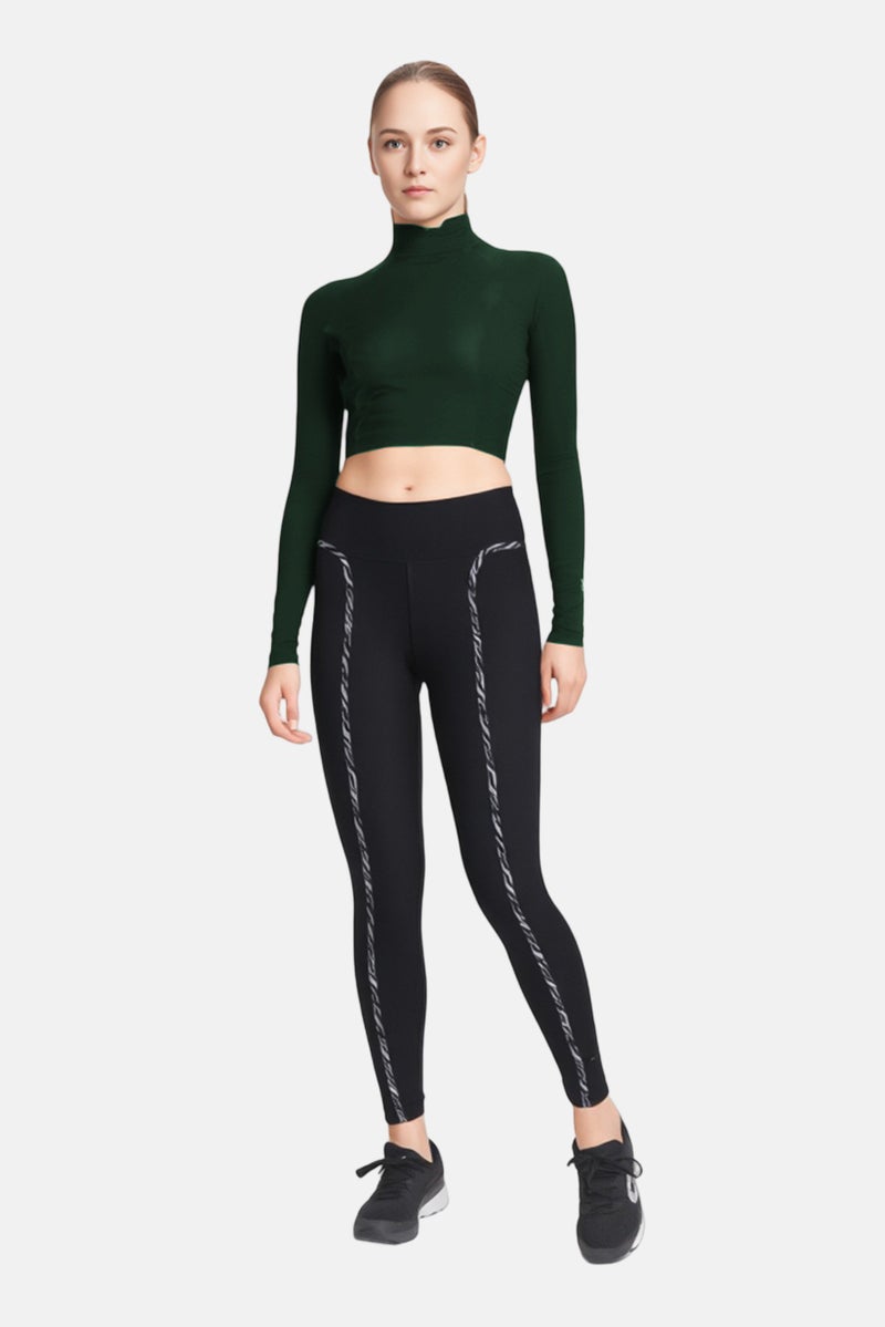 Nike  leggings جري ضيقة للنساء، سوداء - Image 1