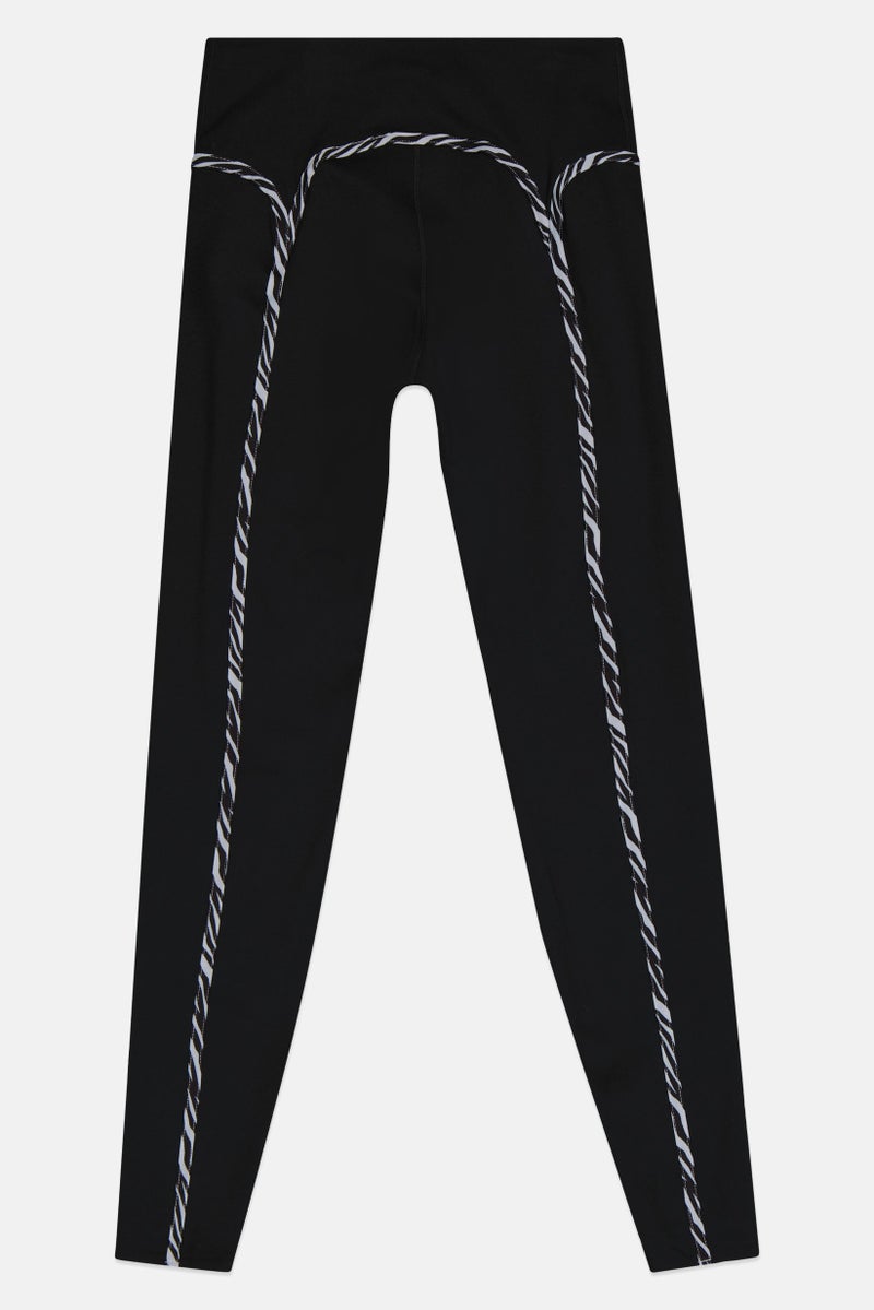 Nike  leggings جري ضيقة للنساء، سوداء - Image 3