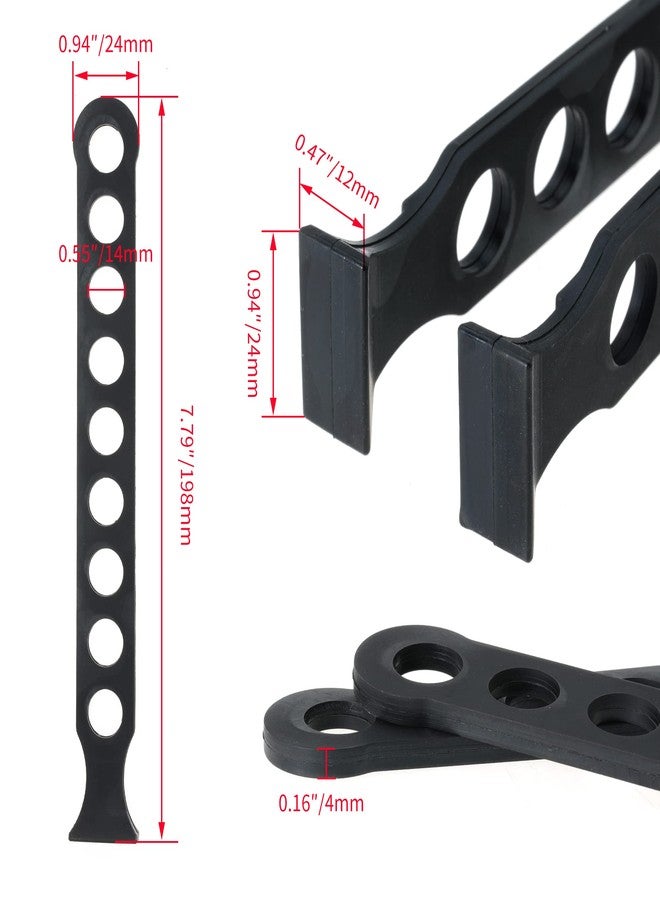 SeSicWe Rubber Strap, Rubber Chain Strap for UTV for Golf Cart for Mini Bike Rack Replace 2-70732, 20073, 4 Pack - Image 2