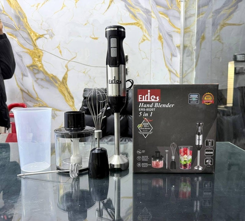 Generic 800W Electric Hand Blender With 5 Pieces Stainless Steel - Image 2