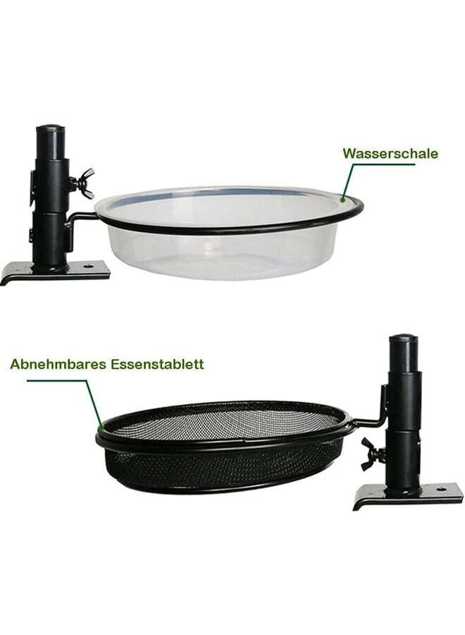 ÙˆØ­Ø¯Ø© ØªØºØ°ÙŠØ© Ø§Ù„Ø·ÙŠÙˆØ± Ø¹Ù„Ù‰ Ø³Ø·Ø­ Ø§Ù„Ø³Ù�ÙŠÙ†Ø© Ù…Ø¹ Ø­ÙˆØ¶ Ø§Ø³ØªØ­Ù…Ø§Ù… Ù„Ù„Ø·ÙŠÙˆØ± Ù…Ø¹ ØµÙŠÙ†ÙŠØ© Ø´Ø¨ÙƒÙŠØ© Ù…Ø¹Ø¯Ù†ÙŠØ© ÙˆÙˆØ¹Ø§Ø¡ Ù…ÙŠØ§Ù‡ ÙˆØ§Ø­Ø¯ - ÙˆØ­Ø¯Ø© ØªØºØ°ÙŠØ© Ø§Ù„Ø·ÙŠÙˆØ± Ø¹Ù„Ù‰ Ø¯Ø±Ø§Ø¨Ø²ÙŠÙ† Ø§Ù„Ø´Ø±Ù�Ø© Ù…Ø«Ø§Ù„ÙŠØ© Ù„Ø¬Ø°Ø¨ Ø§Ù„Ø·ÙŠÙˆØ±ØŸ Ø£Ø³ÙˆØ¯ØŸ - Image 2