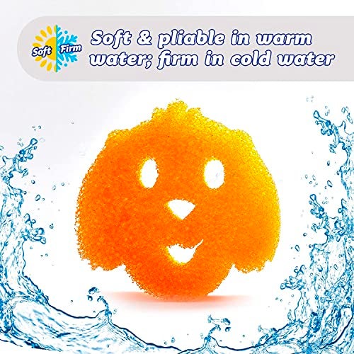 Scrub Daddy Special Edition Pets Dog - Scratch-Free Multipurpose Dish Sponge - BPA Free & Made with Polymer Foam - Stain & Odor Resistant Kitchen Sponge (1ct) - Image 4
