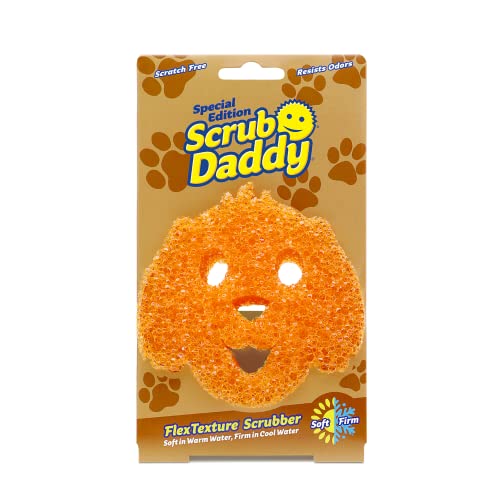 Scrub Daddy Special Edition Pets Dog - Scratch-Free Multipurpose Dish Sponge - BPA Free & Made with Polymer Foam - Stain & Odor Resistant Kitchen Sponge (1ct) - Image 1