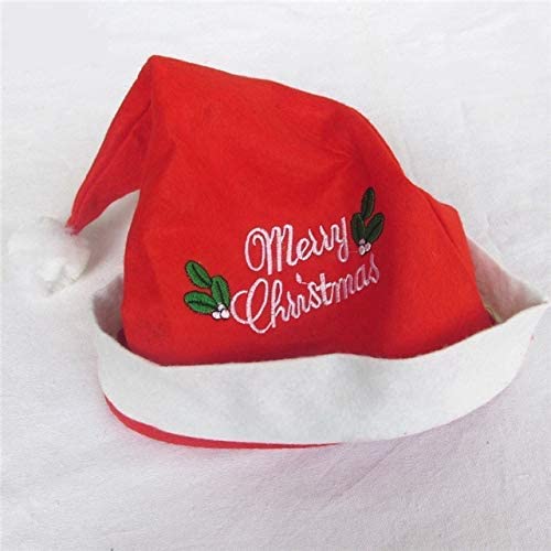 Evisha 4 Pcs Merry Christmas Caps Santa Caps Charistmas caps For Tree Decoration X-Mass Caps Hats Santa Caps Santa Claus Caps - Image 1