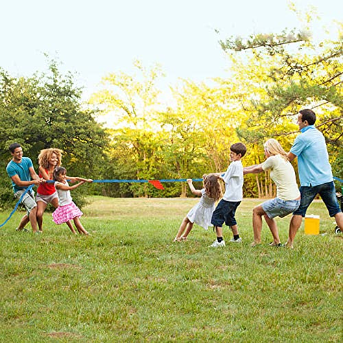Alytree Tug of War Rope for Kids and Adults, Natural Twisted Cotton Rope, Outdoor Games Perfect for Carnival Team Building Activities, Field Day Family Reunion Birthday Party Game, Outside Yard Lawn Games - Image 2