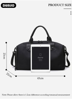 DUNISO Travel Duffel Bag Luggage Collection Business Travel Suitcase Weekender Overnight Bag Large Carry On Airport Bag for Travel Business Trips Sports Duffel Bag Gym Sports Luggage Bags  - Image 4