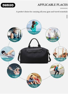 DUNISO Travel Duffel Bag Luggage Collection Business Travel Suitcase Weekender Overnight Bag Large Carry On Airport Bag for Travel Business Trips Sports Duffel Bag Gym Sports Luggage Bags  - Image 3