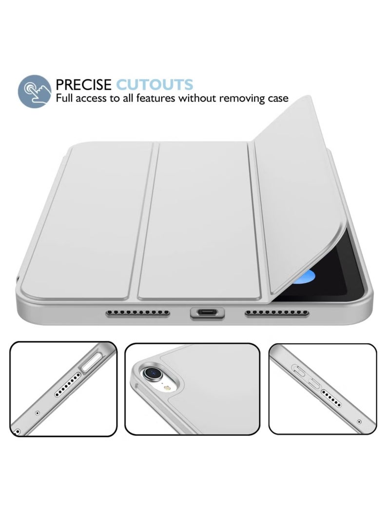 DUSALA New iPad Mini 6 Case (8.3 Inch, 2021 6th Gen) with Pencil Holder, Trifold Stand, Smart Case, Soft TPU Back, Auto Wake/Sleep - Image 2