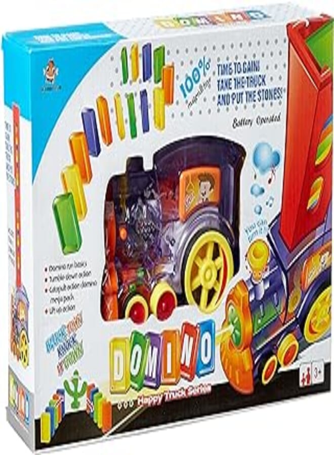 Small transparent DOMINO train