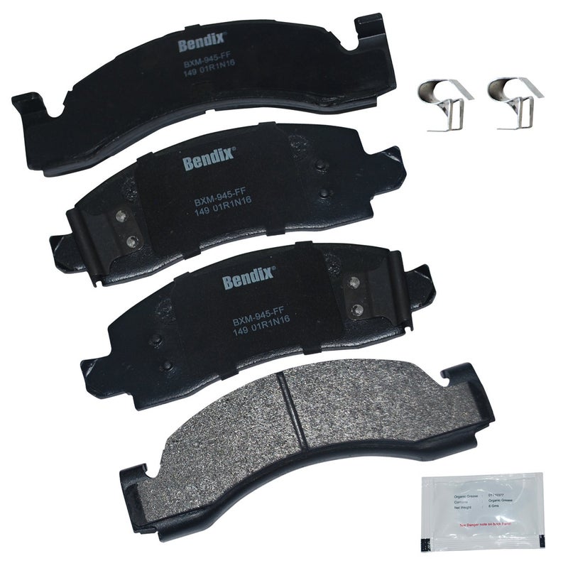 Bendix Priority1 CFM149 Brake Pads for Blue Bird TC1000Chevrolet C30PickupC35C3500HDG30VanK30P30R30R3500V30V3500Dodge D400D450W200W250W300W300W350GMC C35C3500C3500HDG35
