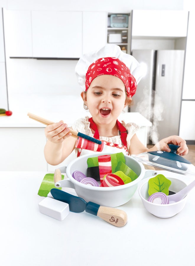 هيب هايب مجموعة طبخ الهوت بوت | لعبة مطبخ وأطعمة مع إكسسوارات للأطفال | لعب أدوار للأعمار من 3 سنوات فما فوق - Image 5
