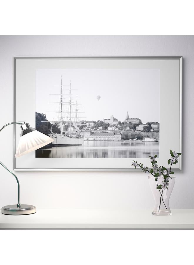 Frame, silver-colour, 61x91 cm - Image 4
