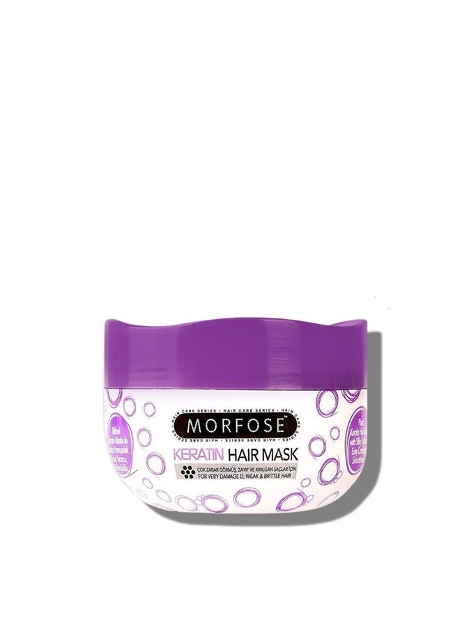 MORFOSE Keratin Hair Mask for Curls, Frizzy, Bleached, BLonde Hair, deep conditioning hair mask, hair mask for color treated hair, hair mask for dry damaged hair, hair mask for dry damaged hair and gr - Image 1