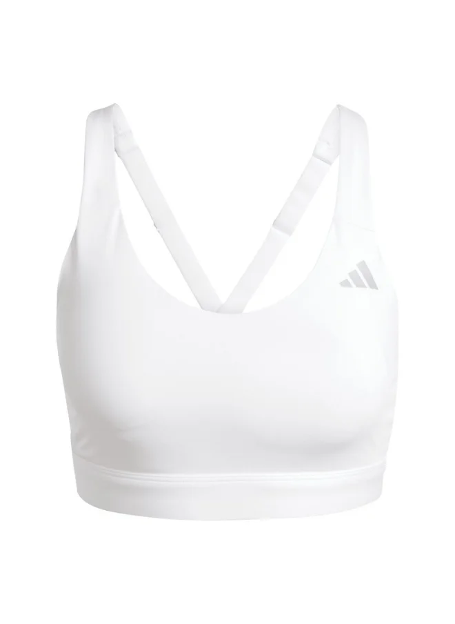 اديداس adidas ULTIMATE HS BRA White Training BRA for Women - 2XSB
