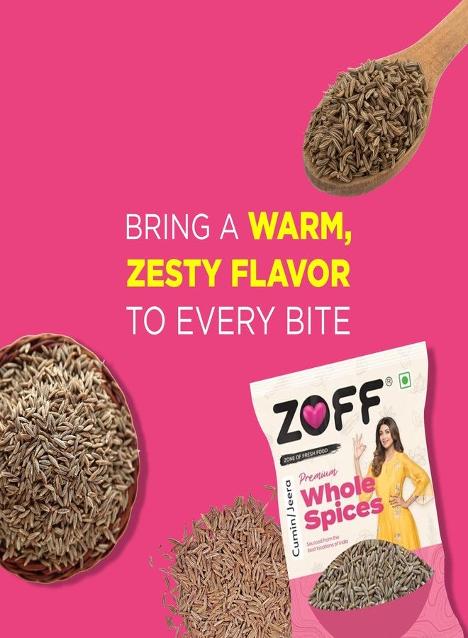 Zoff Whole Cumin Seeds Jeera Whole 500gm - 100% Natural & Fresh - Hygienically Packed, Rich Aroma & Flavor - Nutrient-Rich Spice for Indian Cooking - Image 4