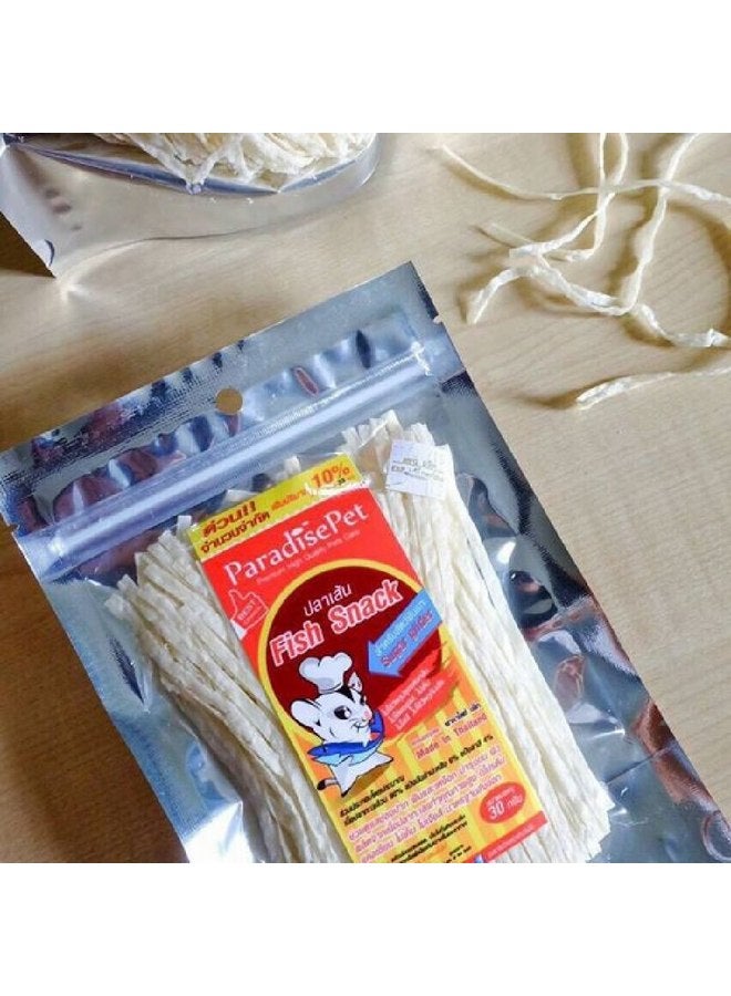 DTTRA 1 Sachet Sugar Glider, Hamster, Squirrel, Hedgehog, Chinchillas, Rabbit, Ferret, Small Exotic Pet Food Supplies Fish Snack 30 g. + 10% Bonus = 33 g. - Image 2
