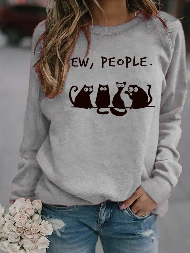 2024 Amazon wish ebay AliExpress cross-border independent station womens animal European and American printed crew neck vests gray without cap