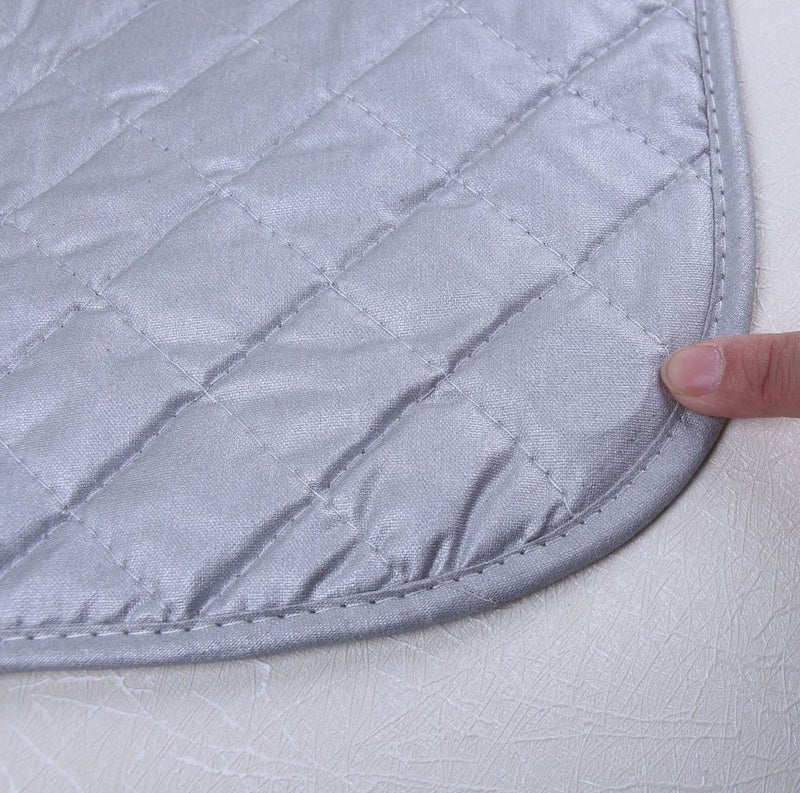 Kaxich Foldable Magnetic Ironing Mat Washer Dryer Heat-Resistant Ironing Pad Blanket Thick Portable Ironing Board Cover for Table, Travel and Flat Surface 33"X 19" - Image 3