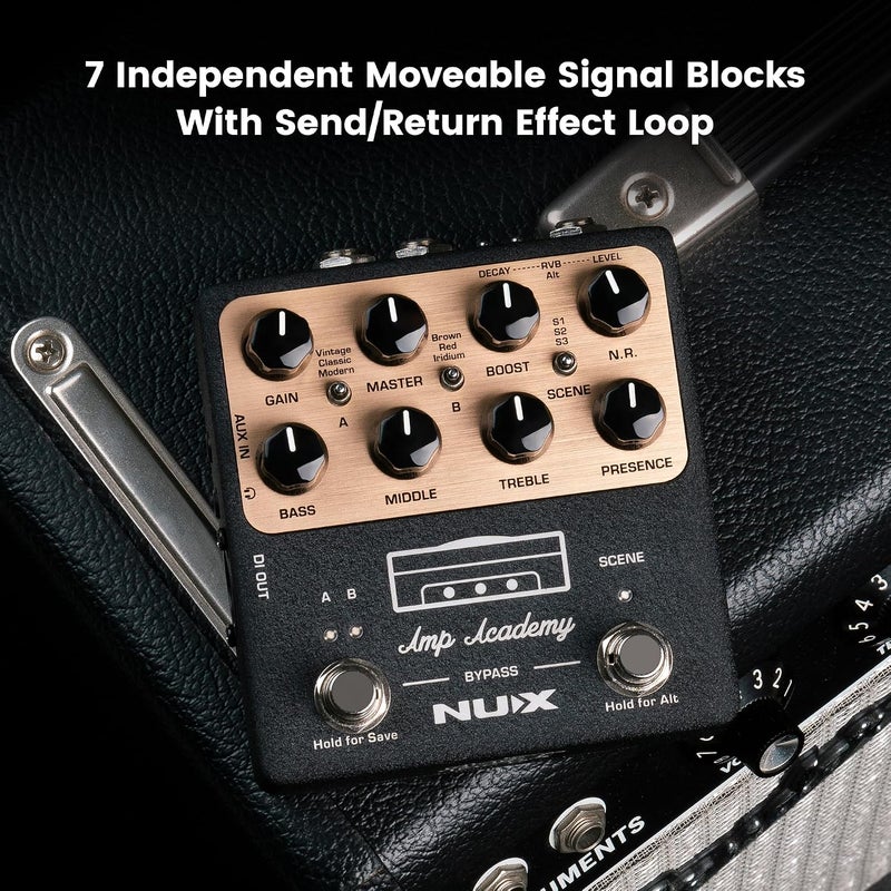 NUX NGS-6 Amp Academy Amp Modeler Guitar Pedal with 1024 Samples IR and 3rd Party IR Loader - Image 2
