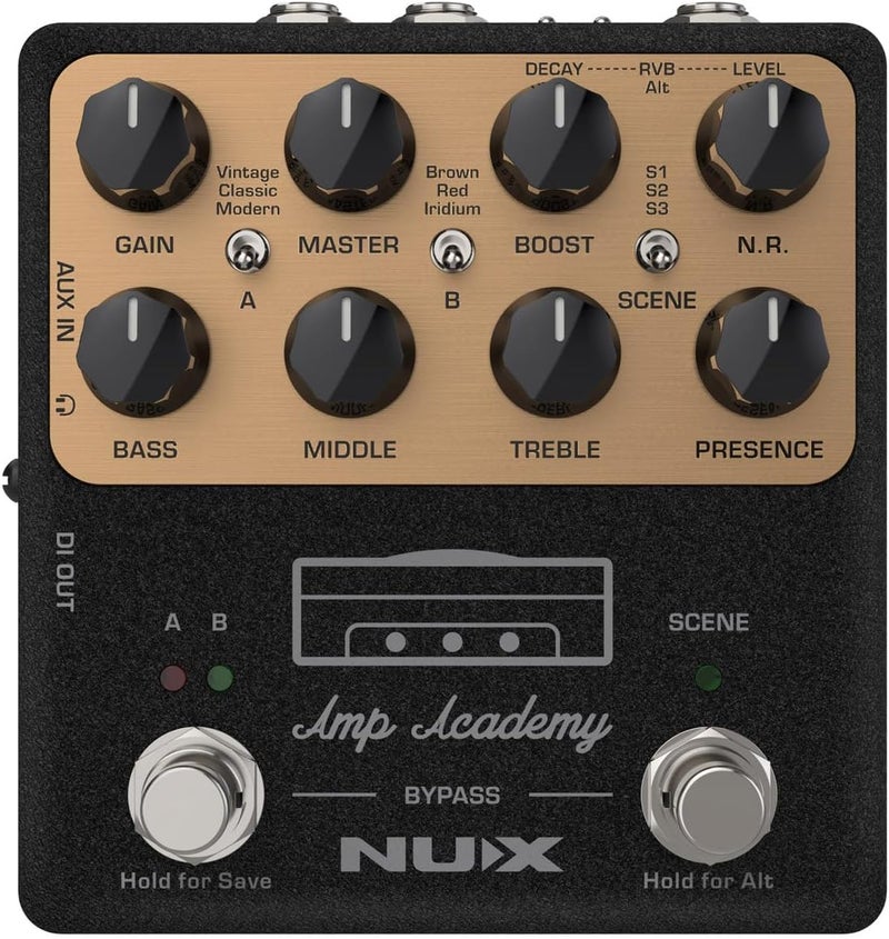 NUX NGS-6 Amp Academy Amp Modeler Guitar Pedal with 1024 Samples IR and 3rd Party IR Loader - Image 1