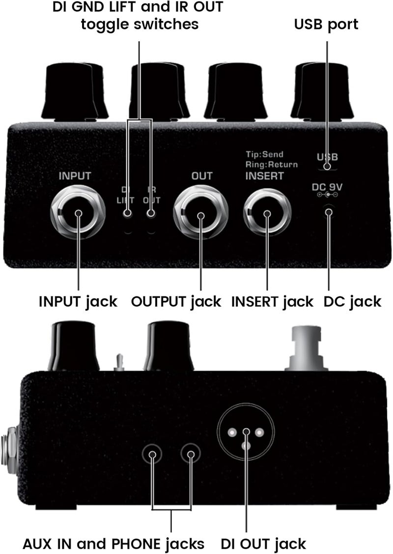 NUX NGS-6 Amp Academy Amp Modeler Guitar Pedal with 1024 Samples IR and 3rd Party IR Loader - Image 4