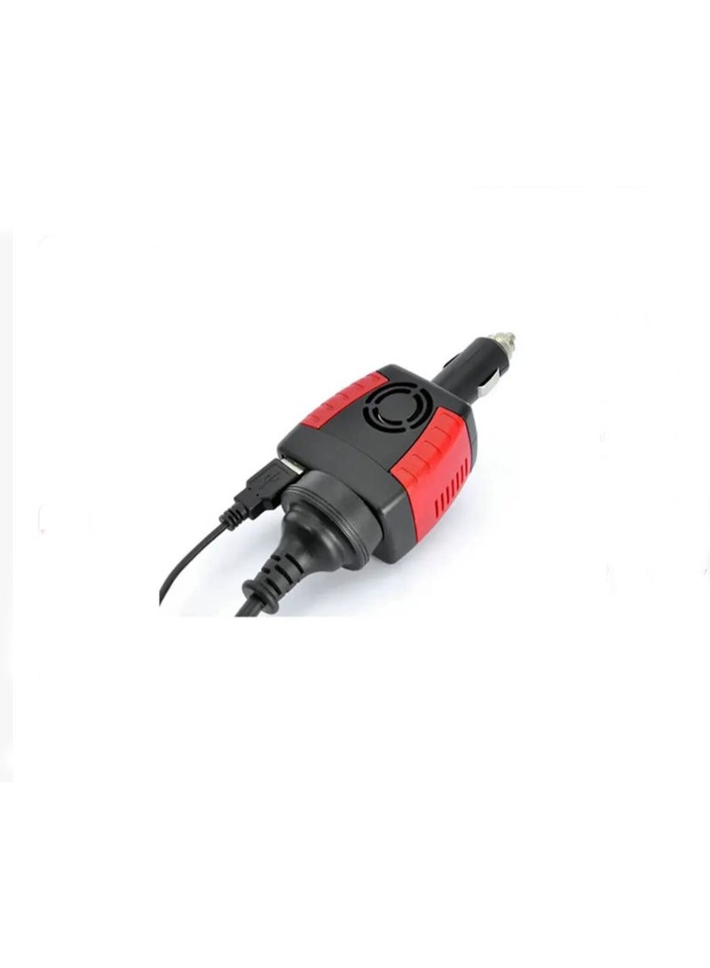 150W Car Inverter DC 12V to AC 220V Auto Voltage Converter - Image 3
