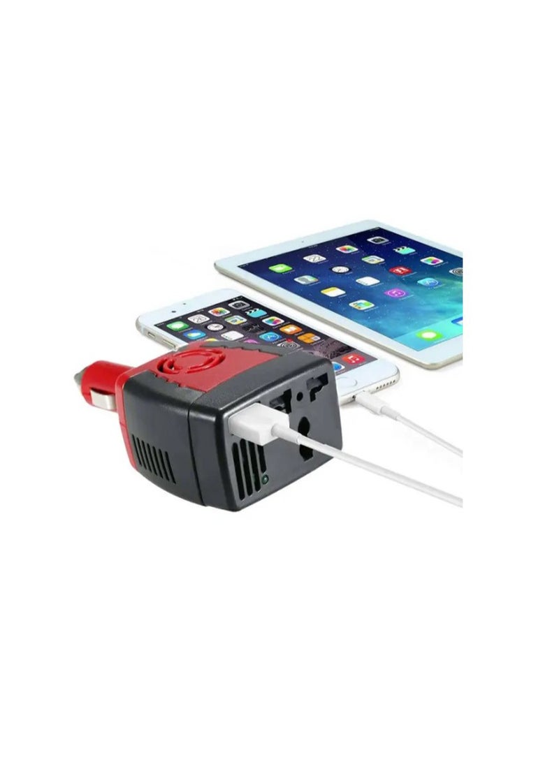 150W Car Inverter DC 12V to AC 220V Auto Voltage Converter - Image 5