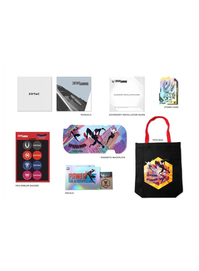 ZOTAC Gaming GeForce RTX 4070 Twin Edge OC Spider-Man: Across The Spider-Verse Inspired Graphics Card Bundle, ZT-D40700H-10SMP - Image 5