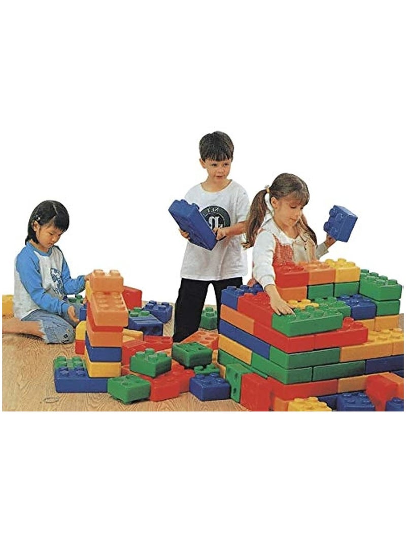 RBWTOYS مكعبات بناء مناظر طبيعية مثمنة الشكل من RBW Toys مكونة من 42 قطعة للأطفال | مكعبات بناء بلاستيكية كبيرة جدًا للأطفال، لعبة قلعة الجنة الشقية، مسار الكارت، سياج، UMR1RW16642 - Image 1