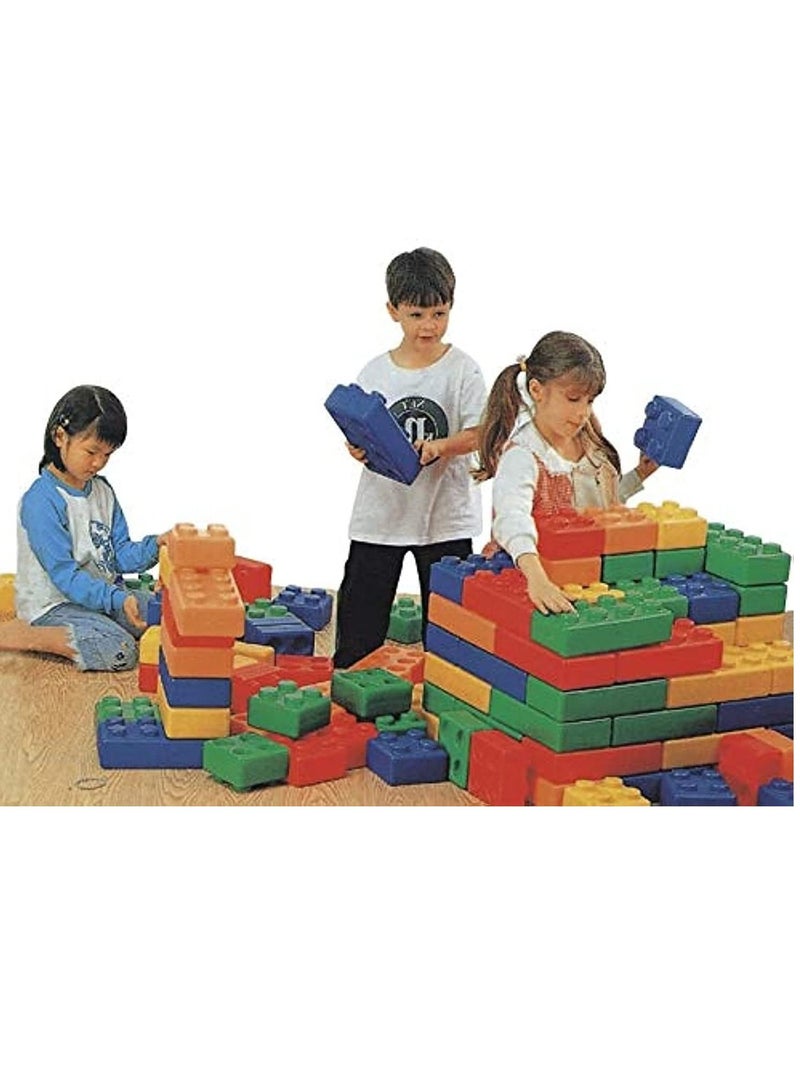 RBWTOYS مكعبات بناء مناظر طبيعية مثمنة الشكل من RBW Toys مكونة من 42 قطعة للأطفال | مكعبات بناء بلاستيكية كبيرة جدًا للأطفال، لعبة قلعة الجنة الشقية، مسار الكارت، سياج، UMR1RW16642 - Image 3