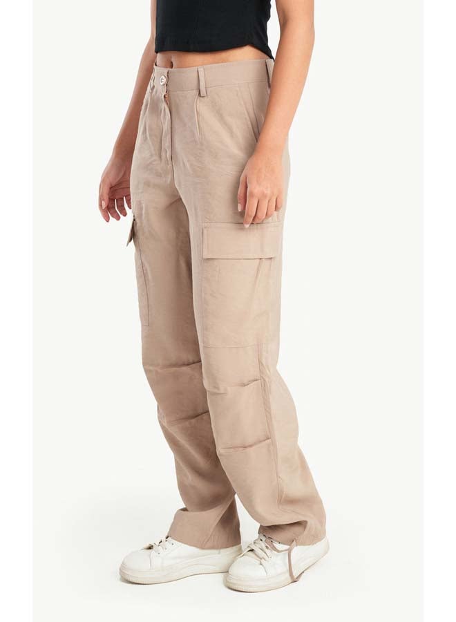 Carina Cargo Pants with Drawstring - Image 2