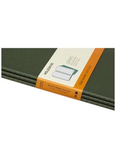 MOLESKINE 3-Piece Large Cahier Journal Notebooks Ruled 13x21cm Size Myrtle Green  - Image 5