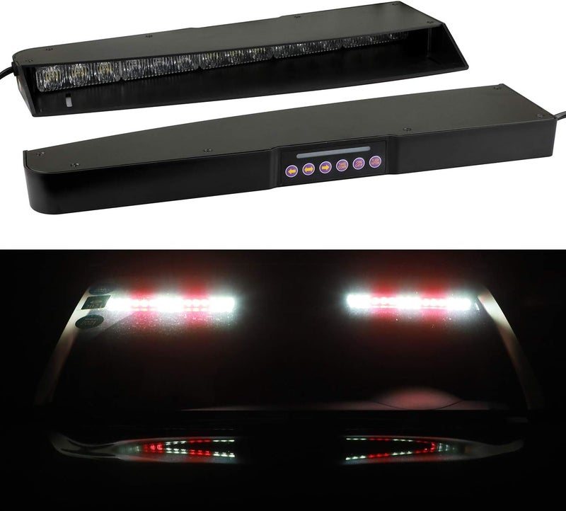 ASPL 2-15 LED Visor Light Bar with 29 Flash Patterns - Image 2