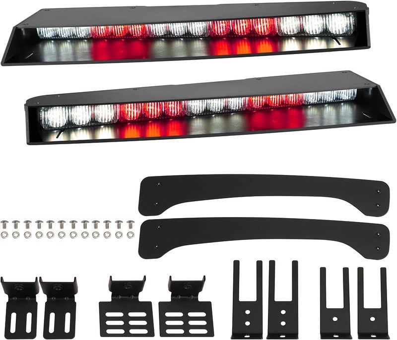 ASPL 2-15 LED Visor Light Bar with 29 Flash Patterns - Image 1