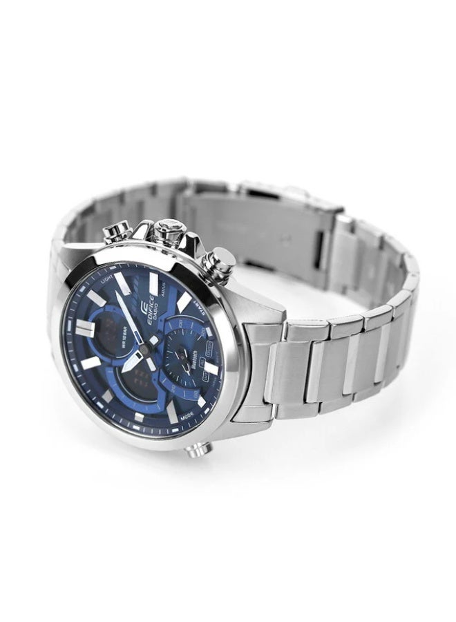 كاسيو ساعة كاسيو إيديفيس ECB-30D-2ADF للرجال مع خاصية الاتصال بالبلوتوث والتناظرية والرقمية - Image 2