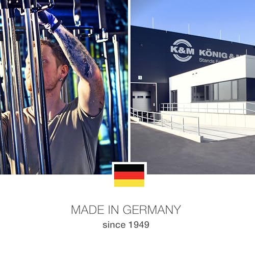 KM K&M König & Meyer 16240.000.55 Guitar Wall Mount Hanger | Creative Display and Storage | Patented Flexible Hook/Clamp | Fits Most Guitar Shapes | Sturdy and Durable | German Made | Black - Image 2