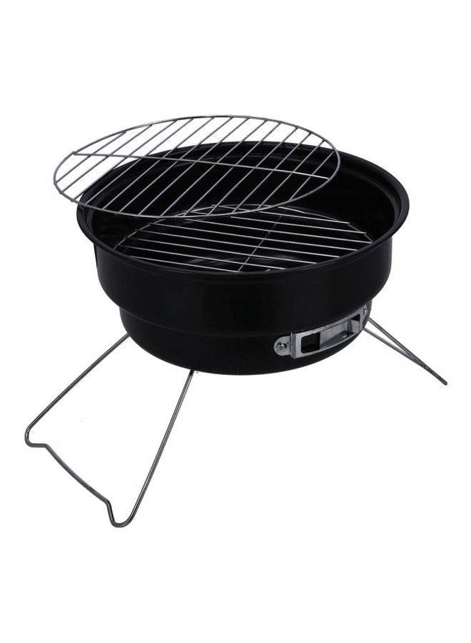 Royalford Round Bbq Stand Grill Black/Silver 26.5x24cm - Image 4