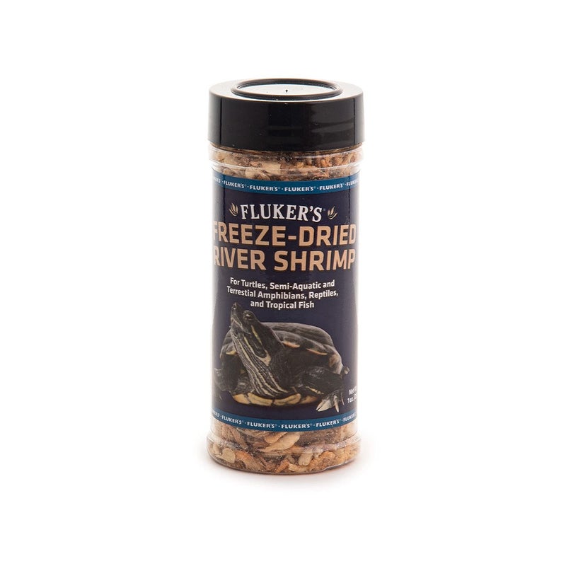 Fluker's Freeze Dried River Shrimp, Nutrient-Packed, Ideal for Lizards, Reptiles, Birds, Fish, Hedgehogs, 1 Oz - Image 1