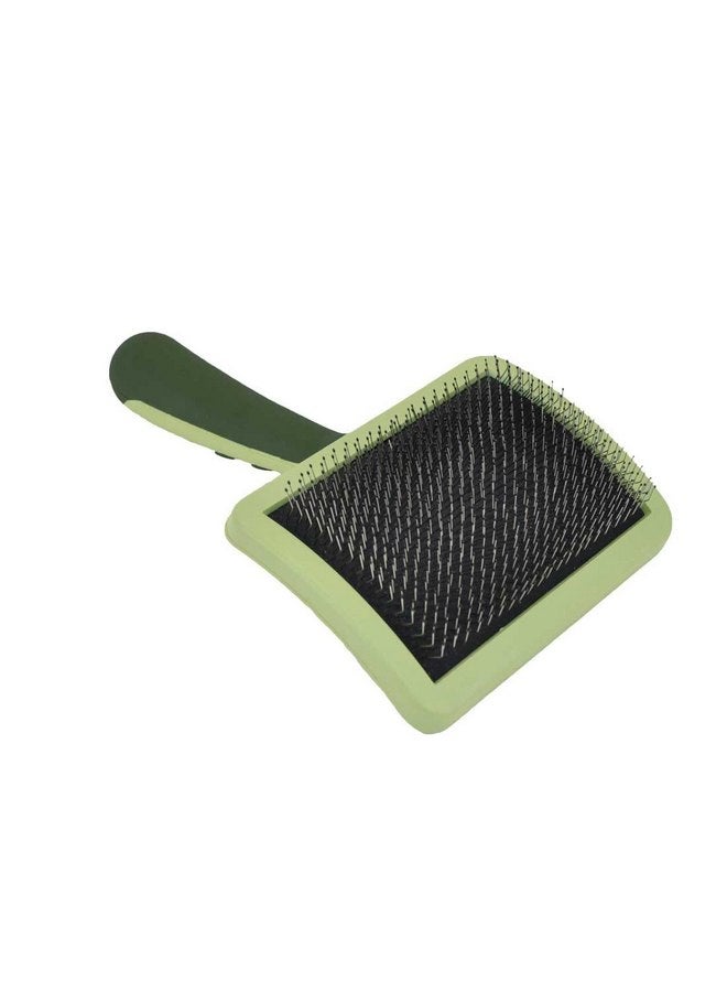 Coastal Pet Hair Brush for Dogs of All Types - Safari Curved Slicker Brush - Pet Grooming Tools for Shedding - Dog Pin Brush for Detangling - 7.5 x 4.5 inches - Image 1