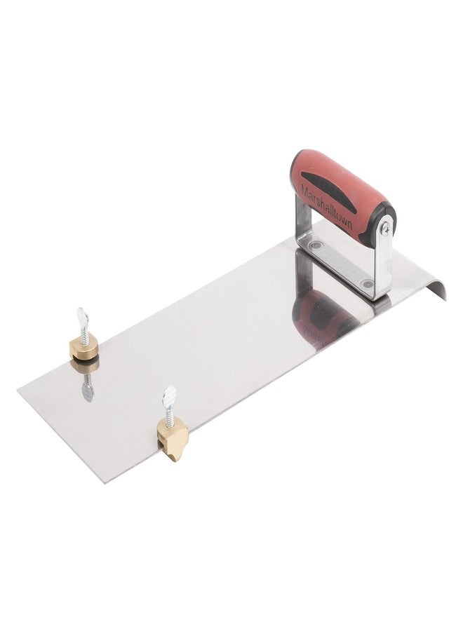 MARSHALLTOWN Stainless Steel Hand Edgers w/Adjustable Groover, 19mm Radius, 25mm Groove Depth, Made in the USA, 3496D - Image 5